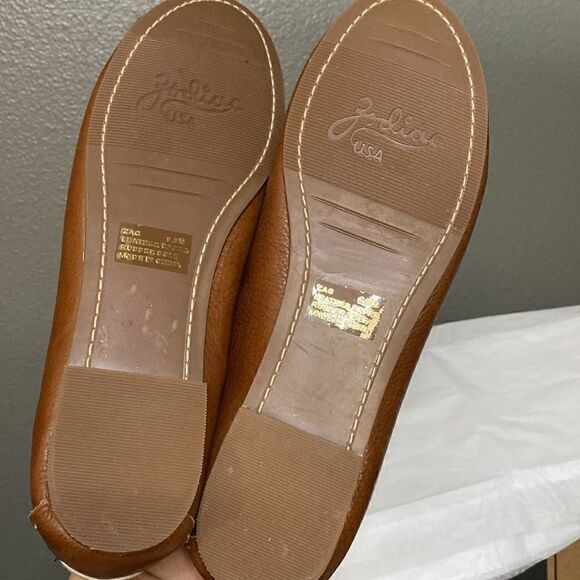 Zodiac Women's Leather Moccasins Loafers Slip On Flat Zac - Picture 6 of 9